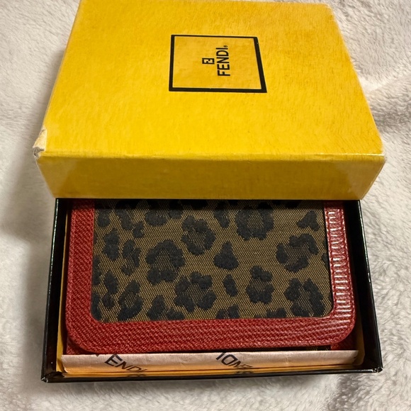 Fendi Handbags - Fendi Leopard TrifWallet